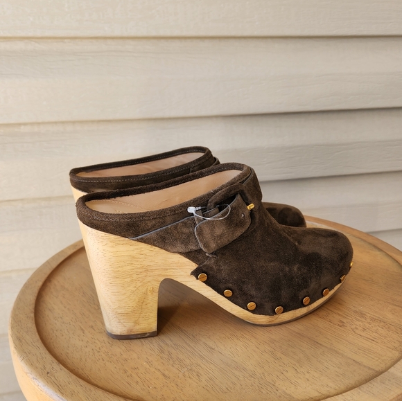 Veronica Beard Dacey heeled mules clogs - Picture 15 of 15